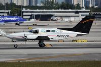 N402ZK @ KFLL - Just landed on runway 28L at KFLL - by Thierry Crocoll