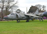 XZ497 - British Aerospace Sea Harrier F/A2 at Aerospace Logistics, Charlwood. - by moxy