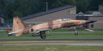 761572 @ KBTV - F-5N off to play the aggressor with the VT F-16's - by Topgunphotography