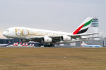 A6-EEX @ LOWW - Emirates Airbus A380 Year of the Fiftieth - livery - by Thomas Ramgraber