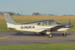 G-NUKA @ EGSH - Leaving Norwich for North Weald. - by keithnewsome
