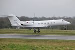 V-11 @ LFRB - Gulfstream Aerospace G-IV, Landing rwy 07R, Brest-Bretagne airport (LFRB-BES) - by Yves-Q