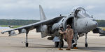 163876 @ KNTU - AV-8B Harrier Demo preflight - by Topgunphotography