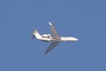678 @ LFRB - Gulfstream Aerospace G-V Gulfstream V, Flight over Brest-Bretagne airport (LFRB-BES) - by Yves-Q