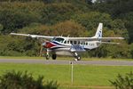 F-HFTR @ LFRB - Cessna 208B Grand Caravan, Ready to take off rwy 25L, Brest-Bretagne Airport (LFRB-BES) - by Yves-Q