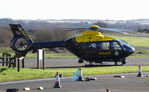 G-NWOI @ EGFH - Visiting helicopter operated by the NPAS (Police 32). - by Roger Winser