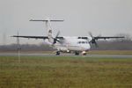 F-HMTO @ LFRB - ATR 42-320, Taxiing rwy 25L, Brest-Bretagne Airport (LFRB-BES) - by Yves-Q