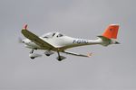 F-GTIC @ LFRB - Aquila A210 (AT01), Take off rwy 25L, Brest-Bretagne airport (LFRB-BES) - by Yves-Q