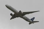 F-GZNE @ LFPG - Boeing 777-328 ER, Take off rwy 06R, Roissy Charles De Gaulle airport (LFPG-CDG) - by Yves-Q