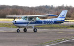 G-BSSB @ EGFH - Visiting 150L operated by FlyWales Flight Training. - by Roger Winser