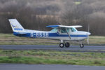 G-BSSB @ EGFH - Visiting aircraft departing Runway 28. - by Roger Winser