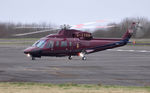 G-XXEB @ EGFH - Visiting helicopter operated by the Queens Helicopter Flight. - by Roger Winser
