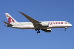 A7-BCZ @ LOWW - Qatar Airways Boeing 787-8 Dreamliner 25 years of excellence - sticker - by Thomas Ramgraber