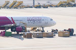 HA-LTI @ LOWW - Wizzair Airbus A321 open air engine change - by Thomas Ramgraber