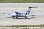 N531EA @ LFML - Eclipse Aviation Corp EA500, Taxiing to holding point rwy 31R, Marseille-Provence Airport (LFML-MRS) - by Yves-Q