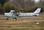 G-BSZW @ EGLK - Cessna 152 at Blackbushe. Ex N48958 - by moxy