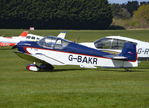 G-BAKR @ EGLM - Jodel D-117 at White Waltham. Ex F-BIOV - by moxy