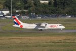 F-GVZV @ LFBO - ATR 72-212A, Lining up rwy 14L, Toulouse-Blagnac airport (LFBO-TLS) - by Yves-Q