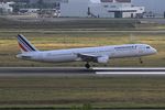 F-GMZE @ LFBO - Airbus A321-111, Landing rwy 14R, Toulouse-Blagnac Airport (LFBO-TLS) - by Yves-Q