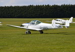 G-AVIL @ EGLM - Alon A-2 Aircoupe at White Waltham. Ex N5471E - by moxy