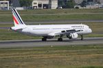 F-GTAO @ LFBO - Airbus A321-211, Reverse thrust landing rwy 14R, Toulouse-Blagnac airport (LFBO-TLS) - by Yves-Q