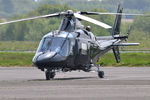 M-KAPP @ EGFH - Visiting helicopter. - by Roger Winser