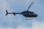G-XXSF @ EGFH - Visiting helicopter arriving. - by Roger Winser