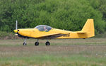 G-BKIF @ EGFH - Visiting RF-6B arriving. - by Roger Winser