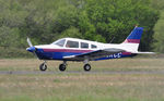 G-BKCC @ EGFH - Visiting Archer arriving from Gloucestershire Airport. - by Roger Winser