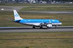 PH-EZP @ LFBO - Embraer ERJ-190-100LR, Landing rwy 14R, Toulouse-Blagnac airport (LFBO-TLS) - by Yves-Q