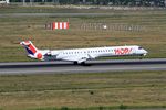 F-HMLM @ LFBO - Canadair Regional Jet CRJ-1000, Landing rwy 14R, Toulouse-Blagnac Airport (LFBO-TLS) - by Yves-Q