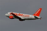 G-EZDA @ LFBO - Airbus A319-111, Climbing from rwy 32L, Toulouse-Blagnac Airport (LFBO-TLS) - by Yves-Q