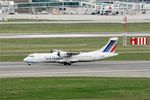 F-GVZM @ LFBO - ATR 72-212A, Taxiing, Toulouse-Blagnac airport (LFBO-TLS) - by Yves-Q