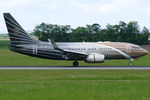 9H-ELF @ LOWW - Air X Charter Boeing 737-7BC(BBJ) - by Thomas Ramgraber
