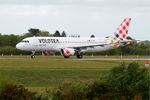 EC-NOY @ LFRB - Airbus 320-214, Take off run rwy 25L, Brest-Bretagne airport (LFRB-BES) - by Yves-Q
