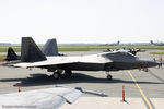 08-4157 @ KDOV - F-22 Raptor 08-4157 FF from 27th FS Fighting Eagles 1st FW Langley AFB, VA