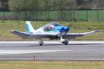 F-HCDG @ LFRB - Robin DR401-120, Landing rwy 07R, Brest-Bretagne Airport (LFRB-BES) - by Yves-Q