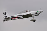G-SOUT @ EGFH - Visiting RV-8 (Raven 5) departing Runway 04. - by Roger Winser