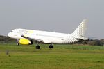 EC-MES @ LFRB - Airbus A320-232, Landing rwy 25L, Brest-Bretagne airport (LFRB-BES) - by Yves-Q
