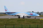 OO-TEA @ LFRB - Embraer 190LR, Taxiing to boarding area, Brest-Bretagne Airport (LFRB-BES) - by Yves-Q
