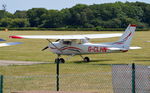 G-CLHN @ EGLD - Reims Cessna F150M at Denham. Ex EI-BAT - by moxy
