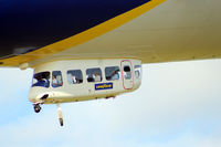 D-LZFN @ LFRM - Close-up on the nacelle, the adjustable camera for television.
Pilot Fritz Gunther. - by Thierry DETABLE