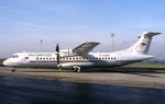 D-AEWG @ EDLW - SCAN of Kodak K64 slide - This is the ATR 72-212 (MSN 347) D-AEWG. Still with 14SF11 Propeller and silver coloured Spinner. The 247F Propeller was later 1994 installed. - by Wilfried_Broemmelmeyer