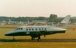 G-AWVK @ EGLF - At the 1986 Farnborough International Air Show. - by kenvidkid