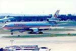 N117AA @ EGLL - At London Heathrow, circa 1991. - by kenvidkid