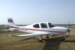 F-HTOH @ LFBG - Cirrus SR20 G3 of Airbus Flight Academy Europe at BA709 Cognac - Châteaubernard Air Base, France, 21 may 2022 - by Van Propeller