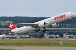 HB-JNB @ LSZH - Departure of Swiss B773 - by FerryPNL