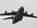 ZM414 @ EGFH - Low pass over the tower by RAF aircraft coded 414.
