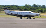 G-GEFF @ EGFH - Visiting PC-12 operated by GT Aviation (Elwick) Ltd. - by Roger Winser