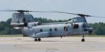 156432 @ KPSM - CH-46 Static arrival - by Topgunphotography